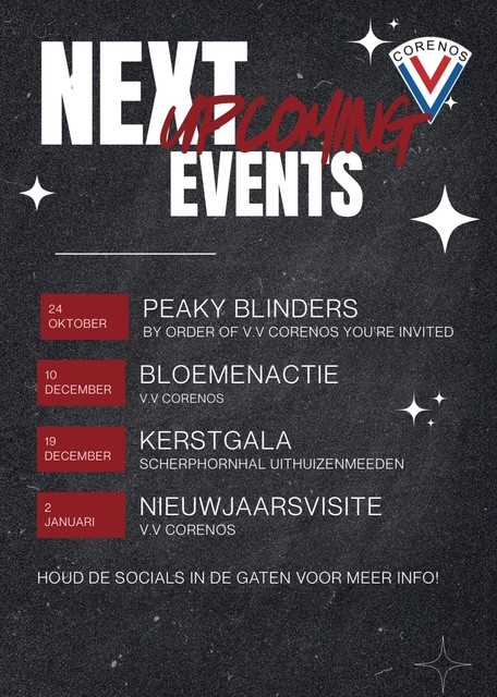 Next upcoming events