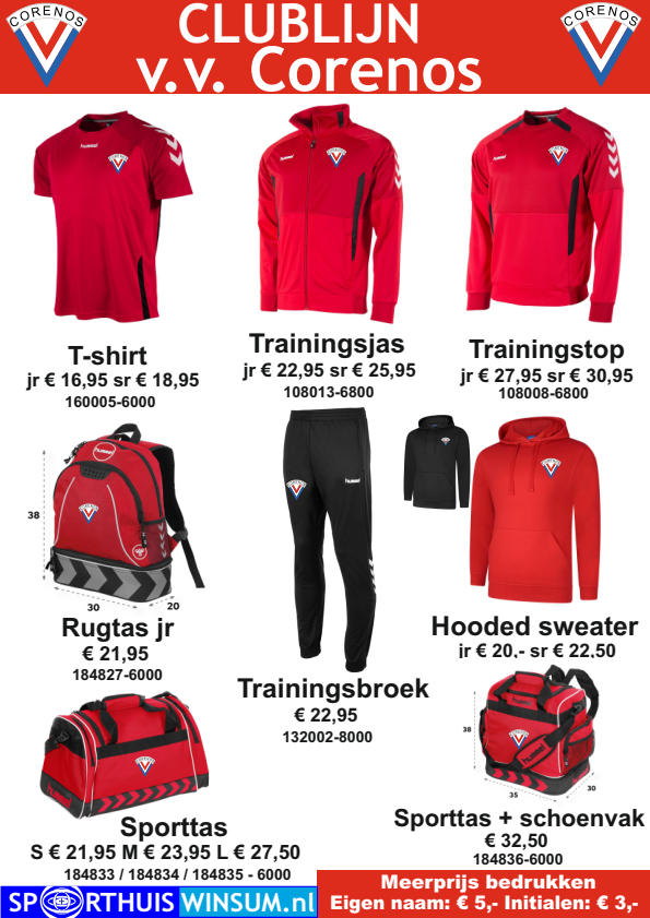 Promotie actie clubwear