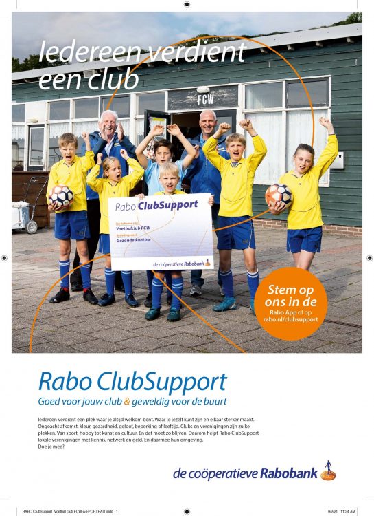 Rabobank ClubSupport Campagne | VV Corenos