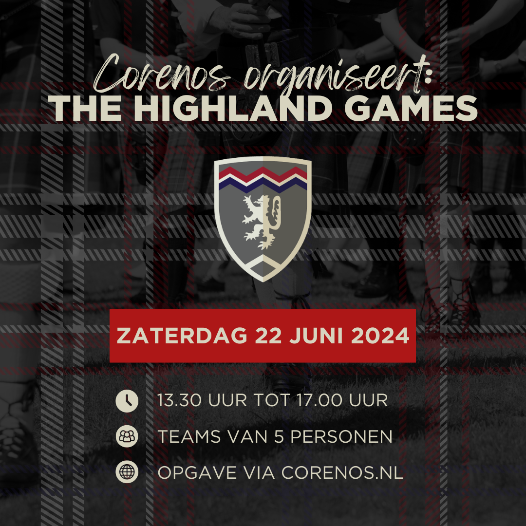 22 juni: seizoensafsluiting met Highland Games en Karaoke