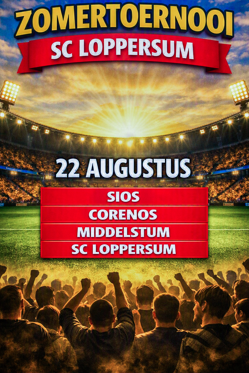 Corenos pakt toernooiwinst in Loppersum na sterke week