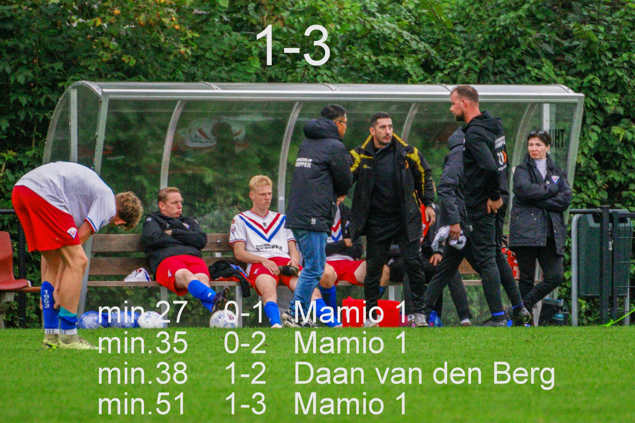 Corenos verliest gehavend van sterk Mamio (1–3)