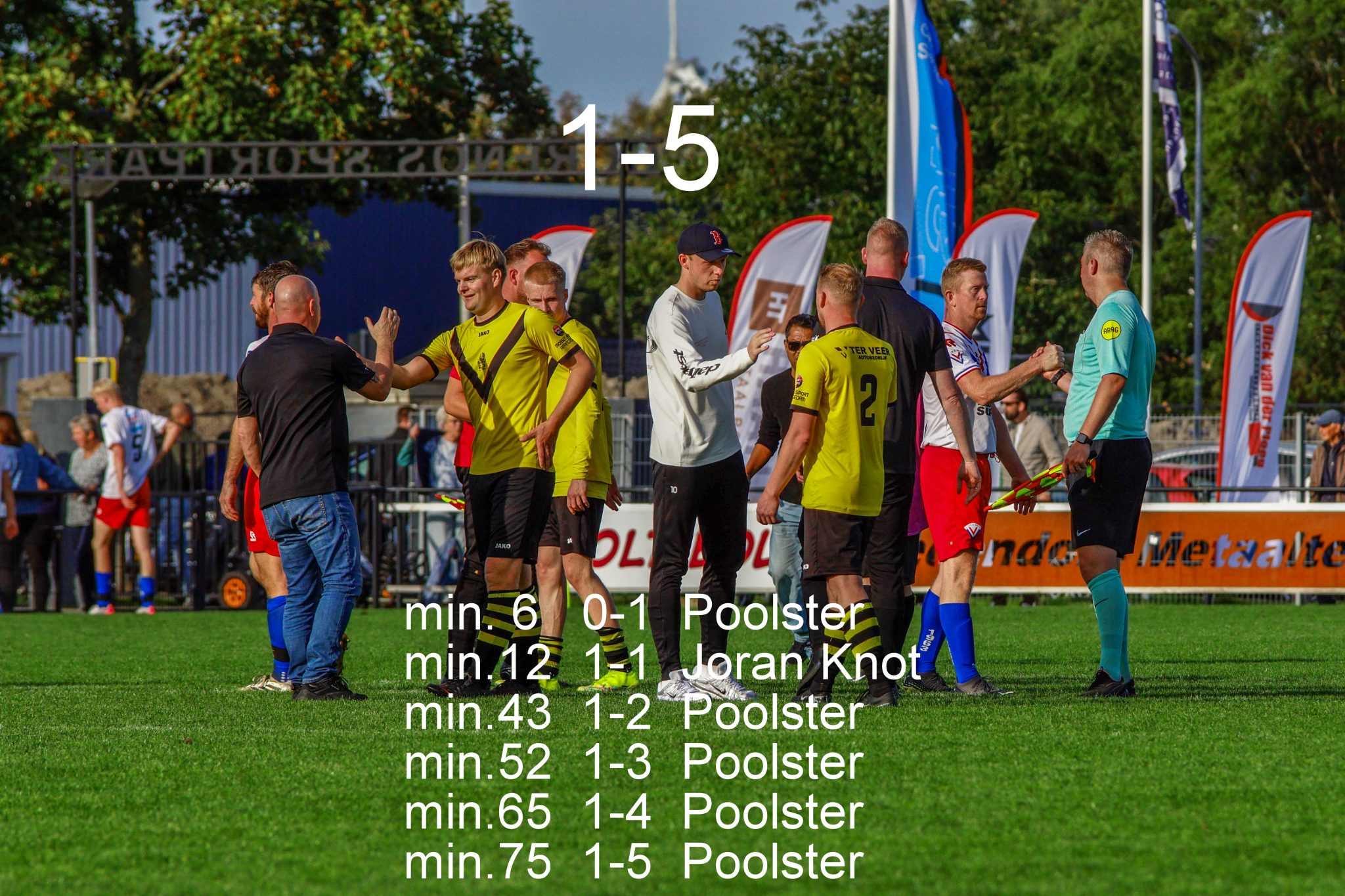 Sterke eerste helft, maar Poolster beslist het duel na rust